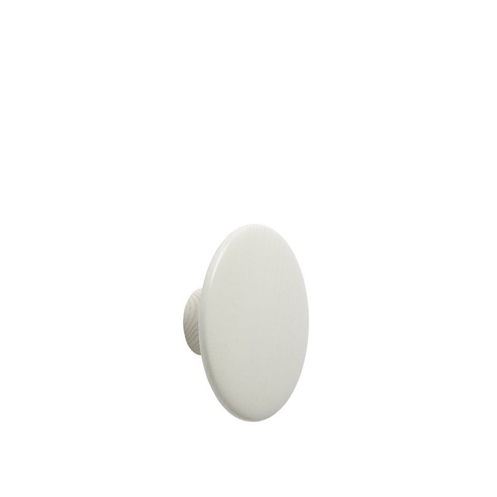 Wall dots wood in white