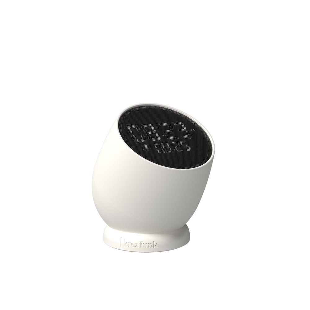 Kreafunk replica alarm clock in white