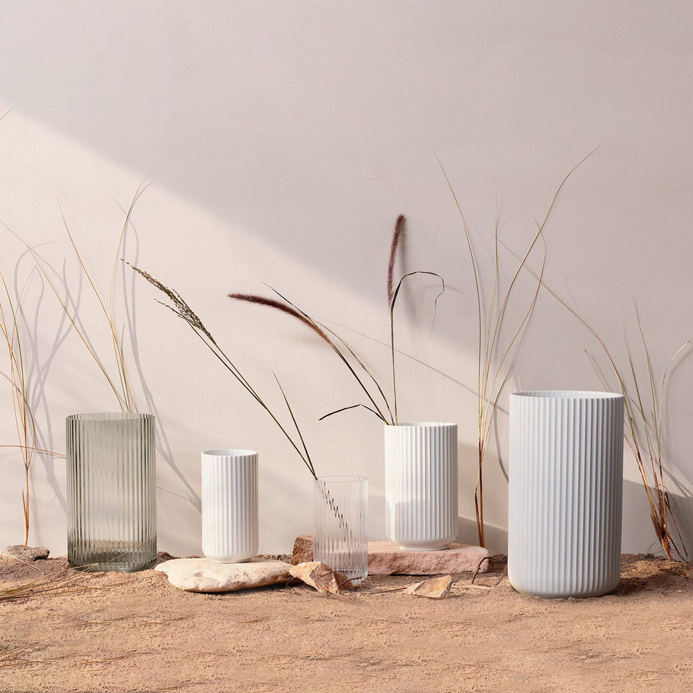 Lyngby porcelain vase 12cm in white