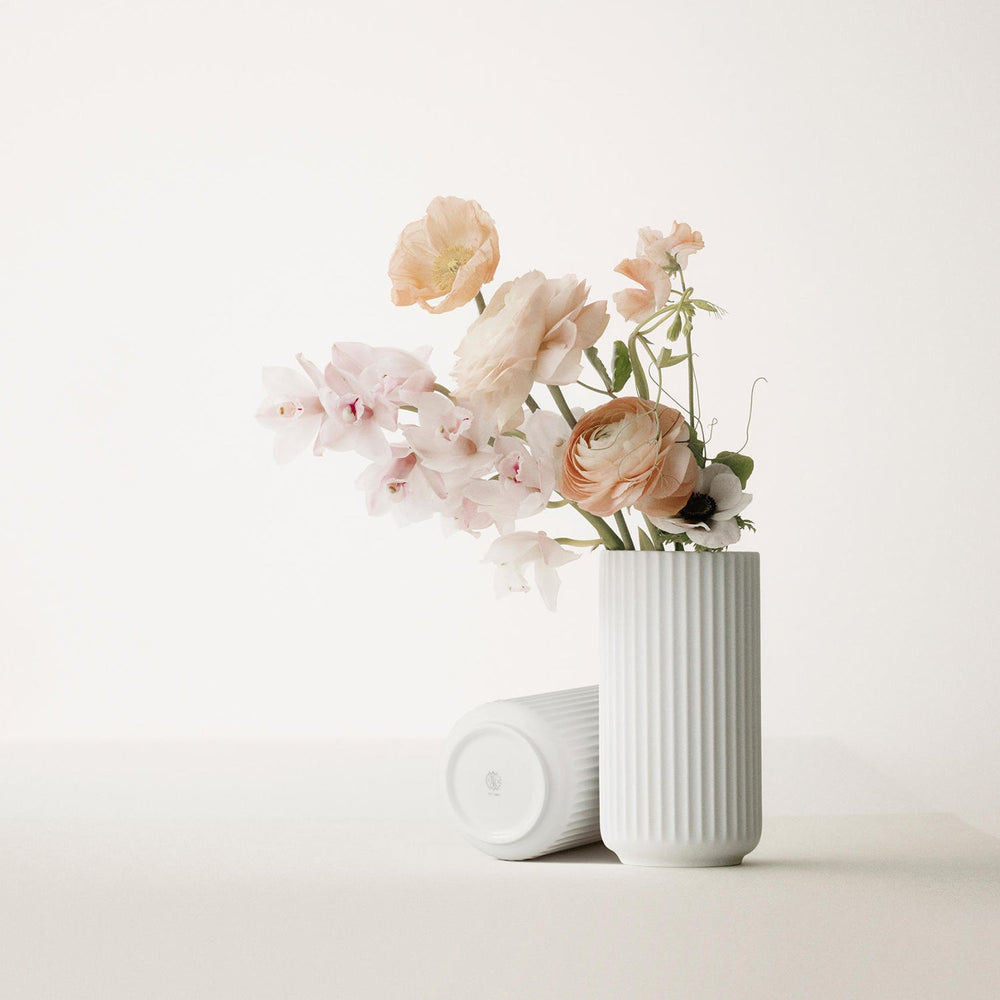 Lyngby porcelain vase 12cm in white