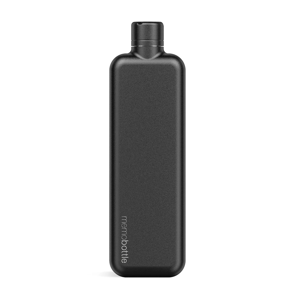 Memobottle replica bottle slim stainless steel in black