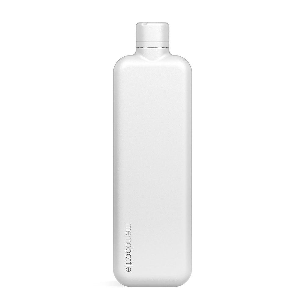 Memobottle replica bottle slim stainless steel in white