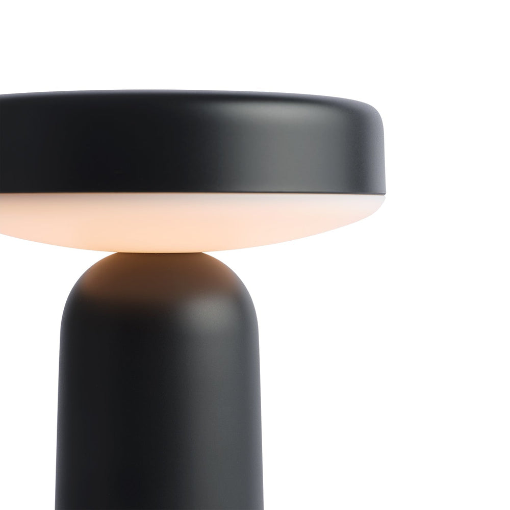 Ease portable lamp replica in black