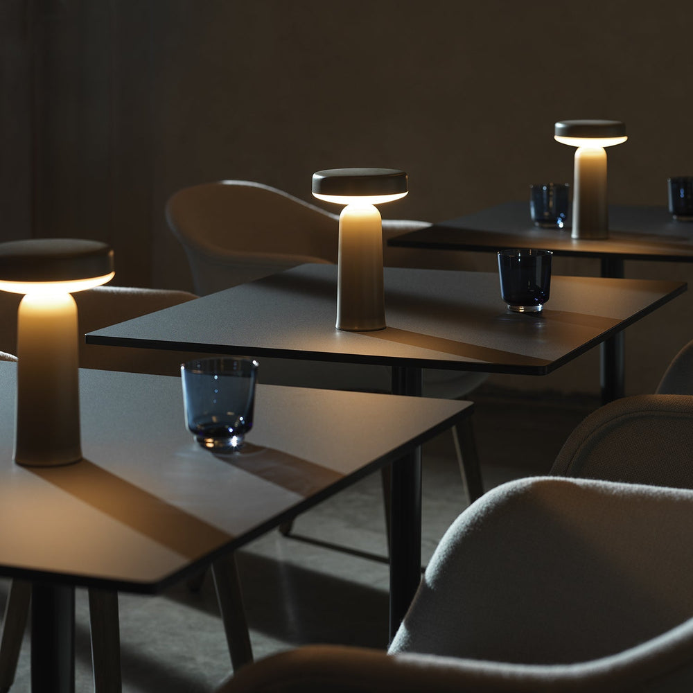 Ease portable lamp replica in black