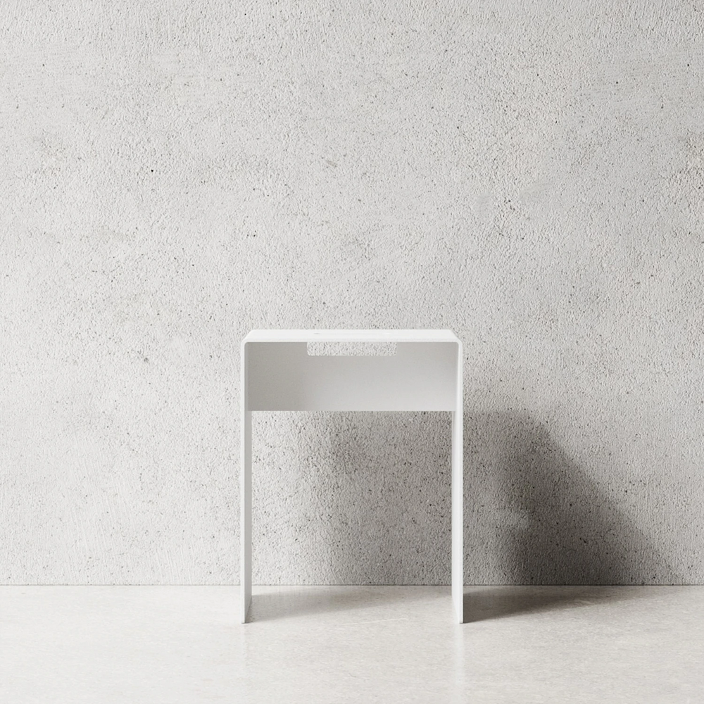 Nichba replica stool in white