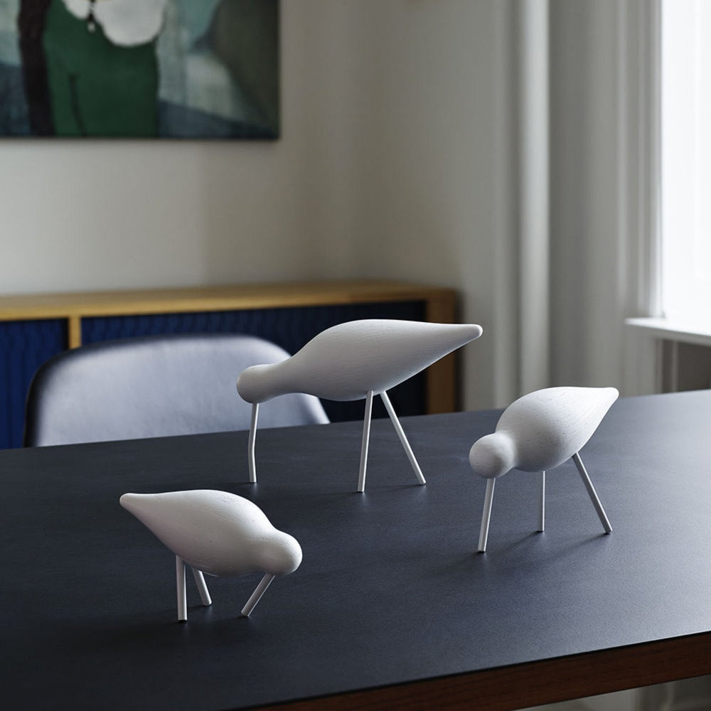 Copenhagen replica medium shorebird in white