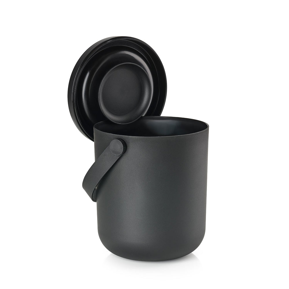 Denmark replica 3 litre circular waste bin in black