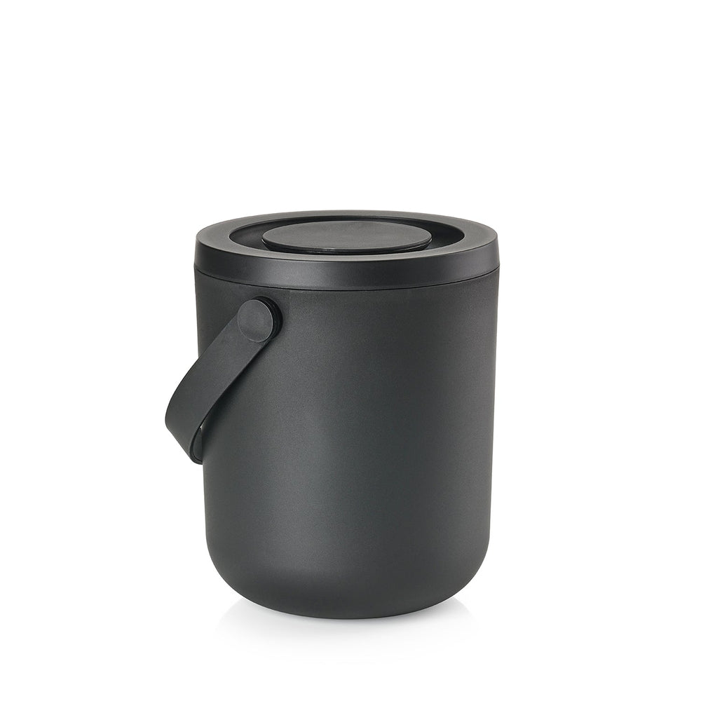 Denmark replica 3 litre circular waste bin in black